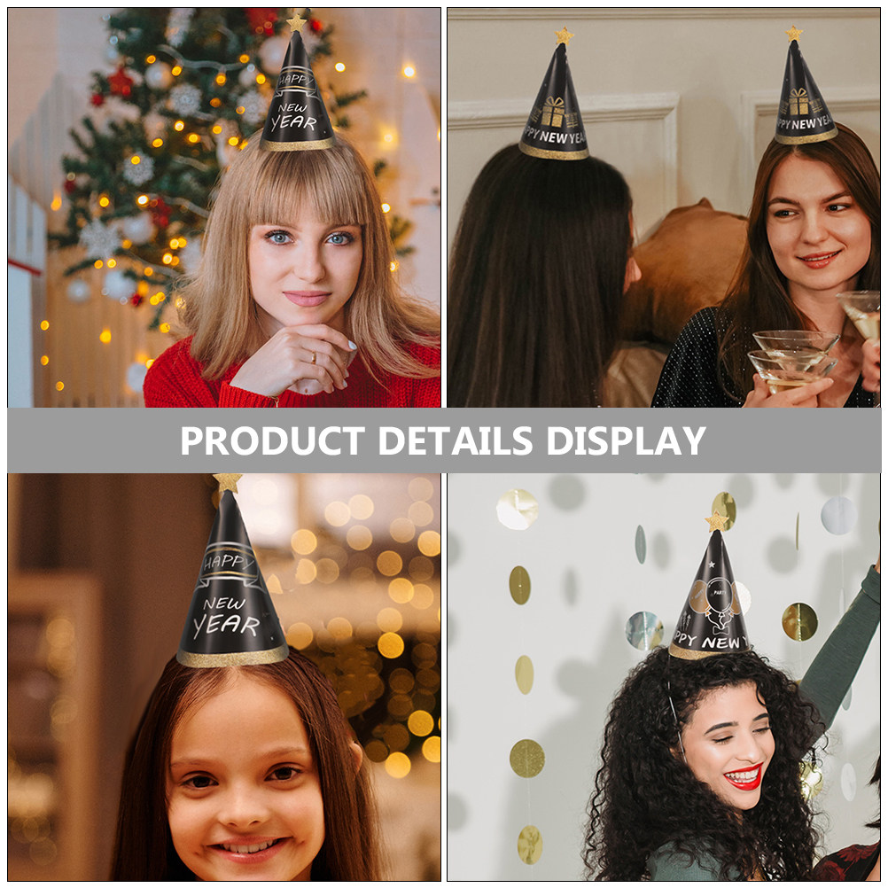 12 шт. бумажных конусов для ве – обзор и цена Party Hat Cone