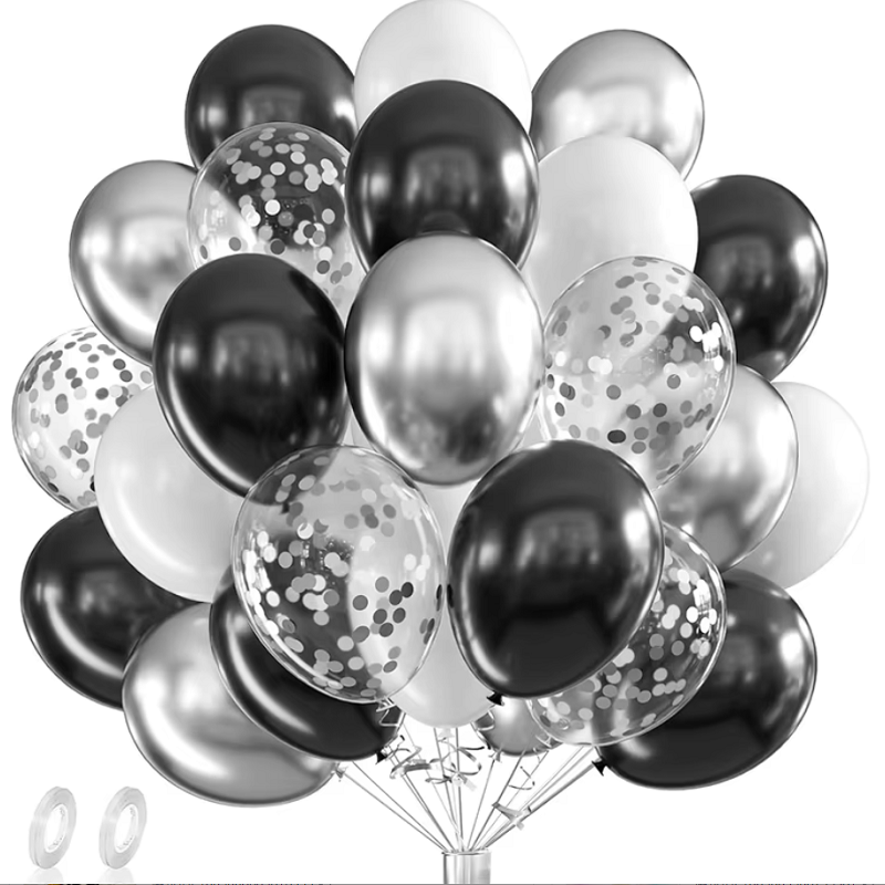 42 шт., серебристые, черные, б – обзор и цена Balloon Pump Hand