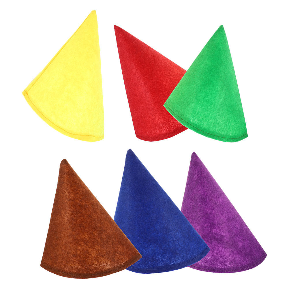 6 шт. забавных войлочных конус – обзор и цена Party Hat Cone