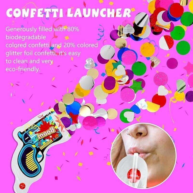 10 шт. надувных конфетти-пушек – обзор и цена Confetti Cannon Tube